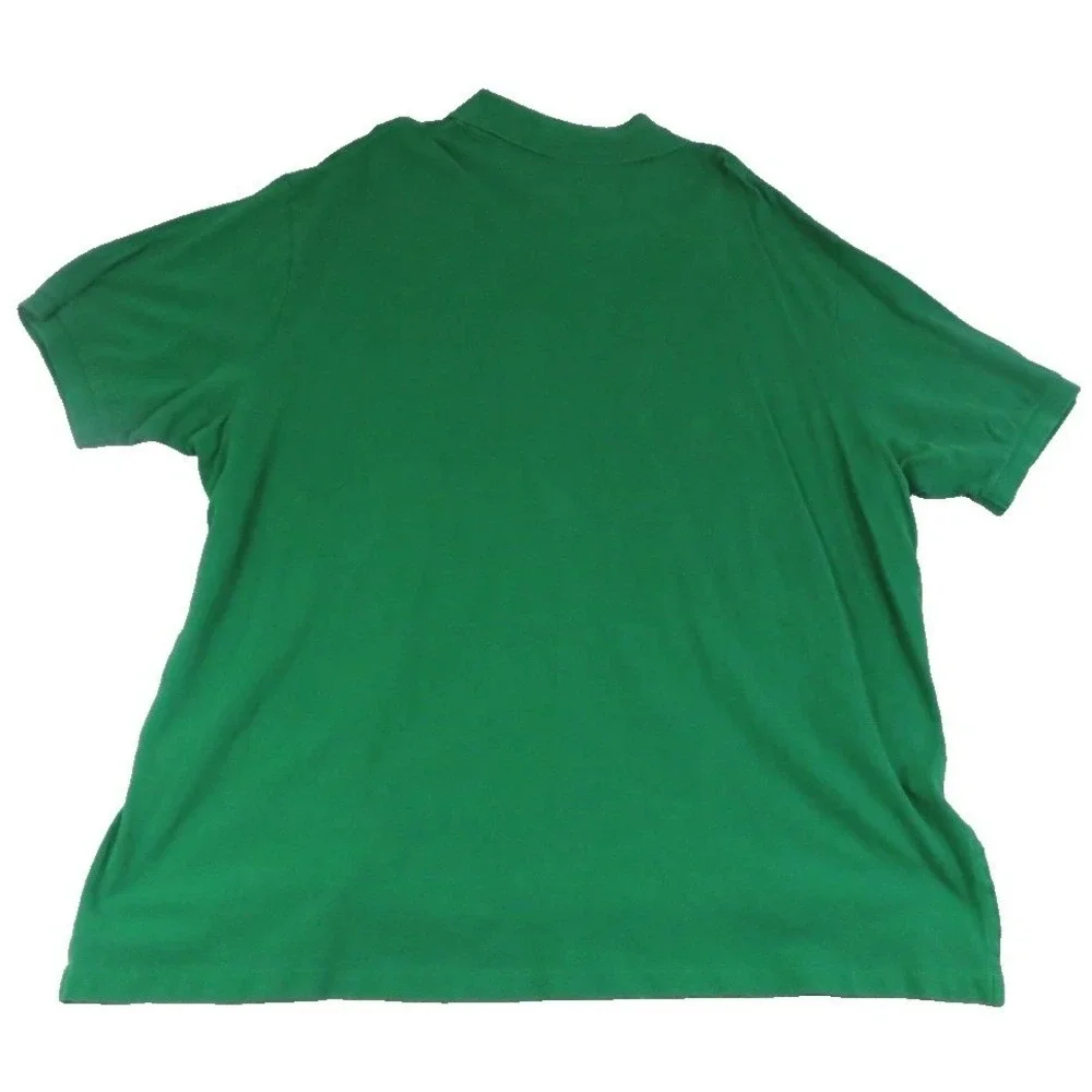 Polo Ralph Lauren Shirt Mens 3XB Big Green Short Sleeve Cotton Pique Purple Pony